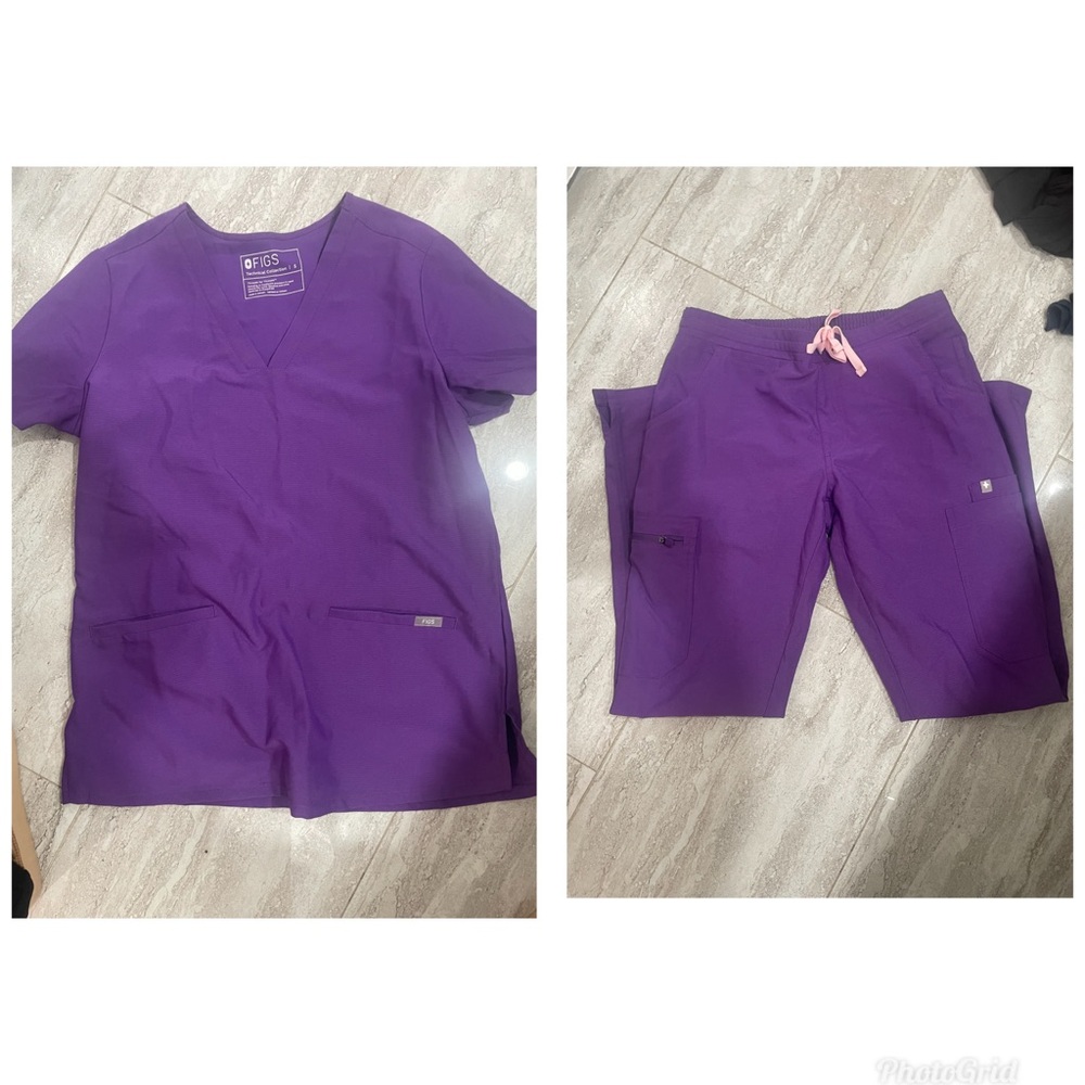 Figs Purple ultra violet  set of Uniform: